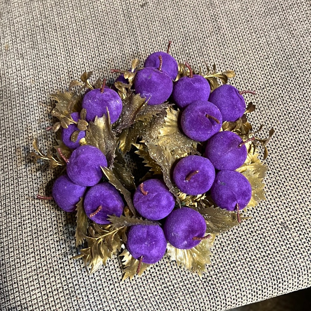 MCM Christmas candle wreath
